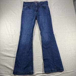 Cinch Jeans Womens 29/7R Lynden Boot Cut Western Rodeo Dark Wash